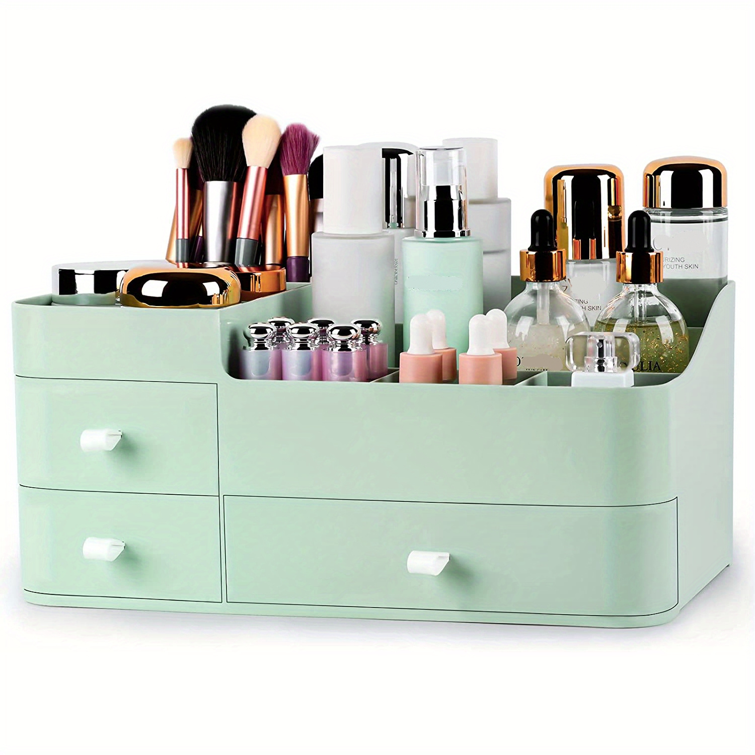 Xianrenge Makeup Organiser Make Up Storage, Cosmetic Organisers Make Up  Storage Organizer Box - Cosmetic Storage Box Skincare Display Drawer Beauty  Or