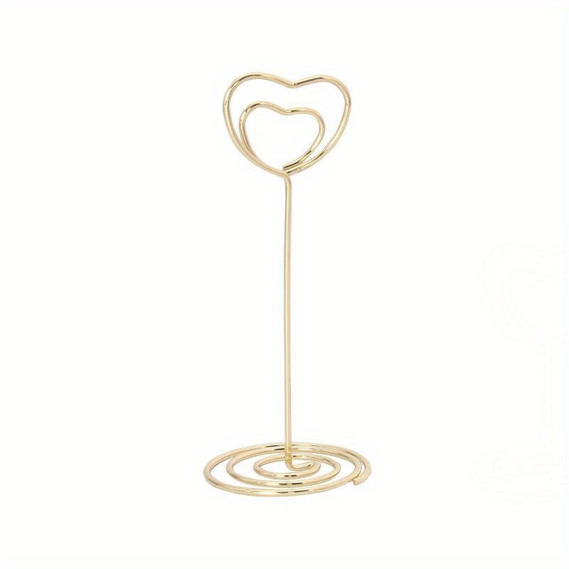 20pcs Heart Shaped Metal Plating Mini Label Clips For Business Cards And  Notes, Find Great Deals Now