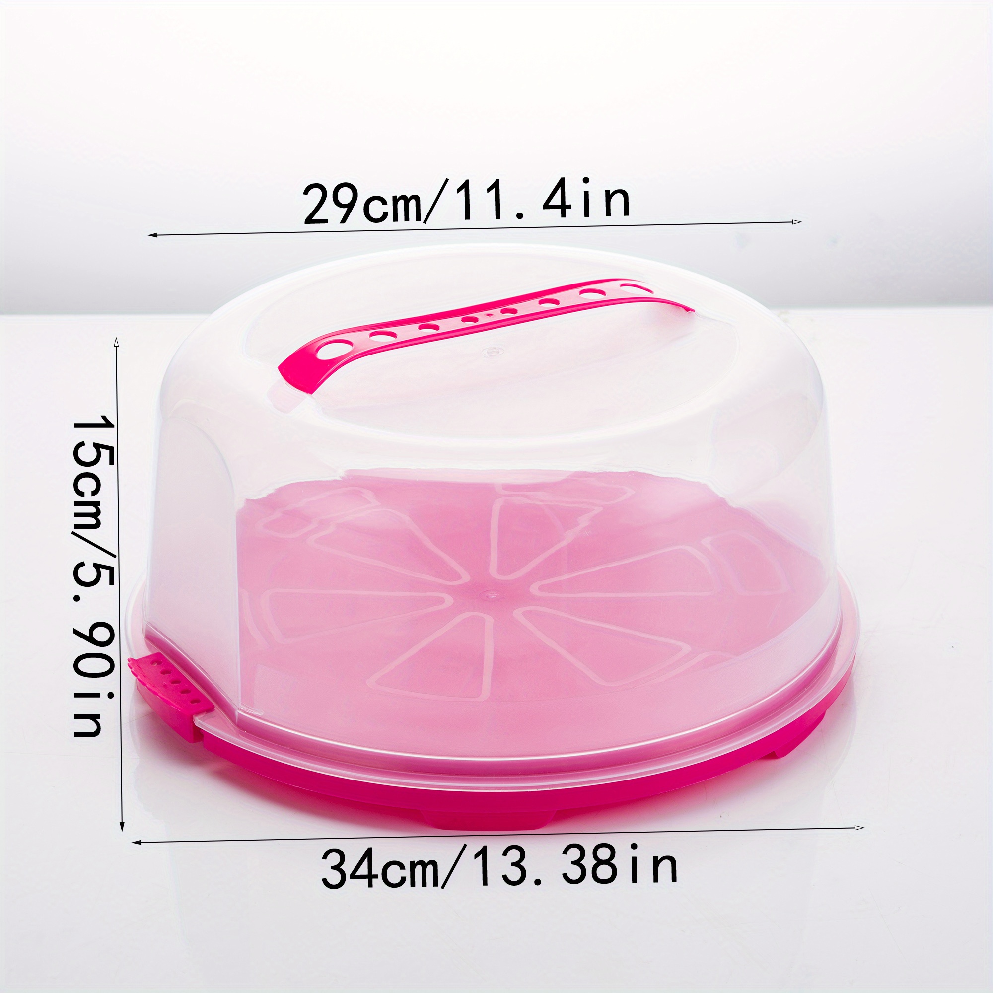 *Pink* Tupperware Round Cake Taker