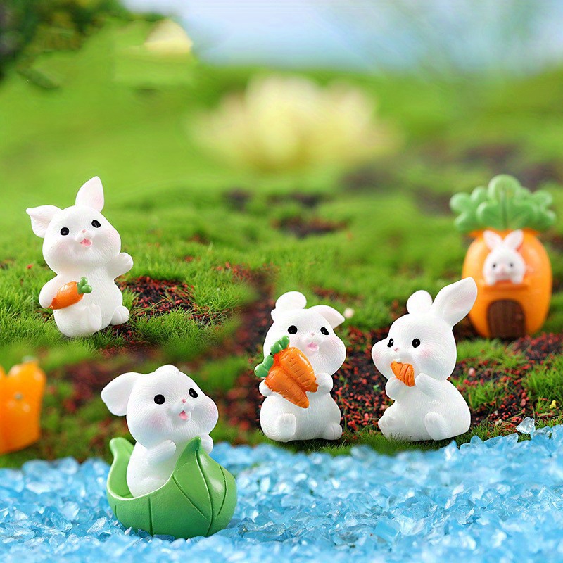 Acheter Figurine de lapin Micro paysage, décoration de maison