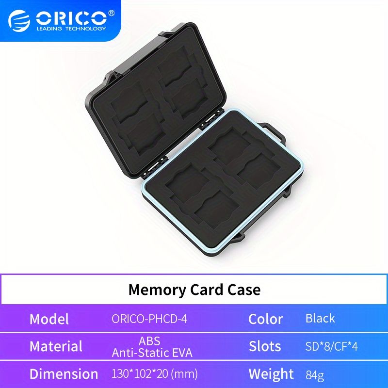 Waterproof Memory Card Storage Slots Box Case Holder Tf/cf/sd Anti