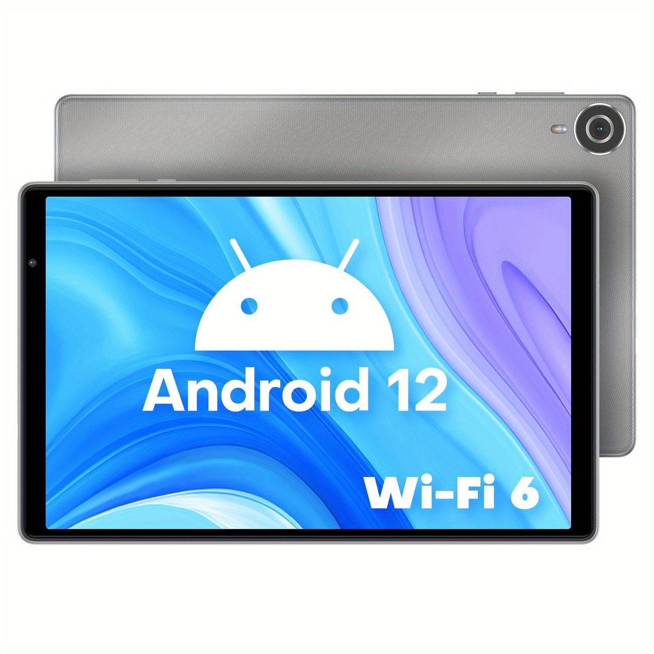 10 1 inch kids education tablet pc teclast p25t 4gb ram 64gb rom 1tb expand android 12 os dual camera 5000mah battery blue grey color 4 64gb grey