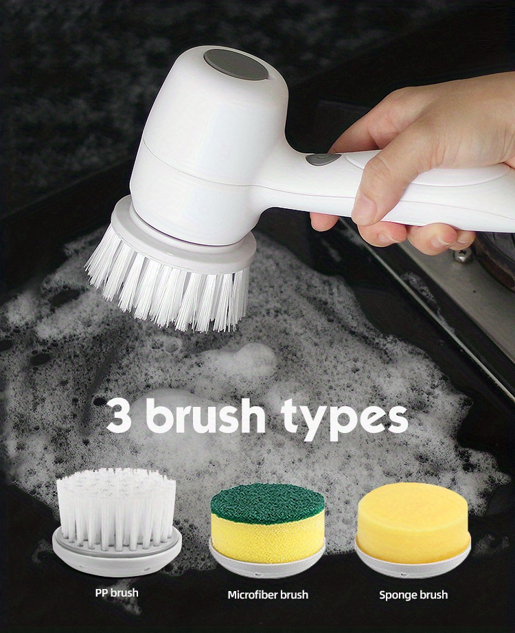 3 In 1 Multifunctional Electric Cleaning Brush – Pear & Park