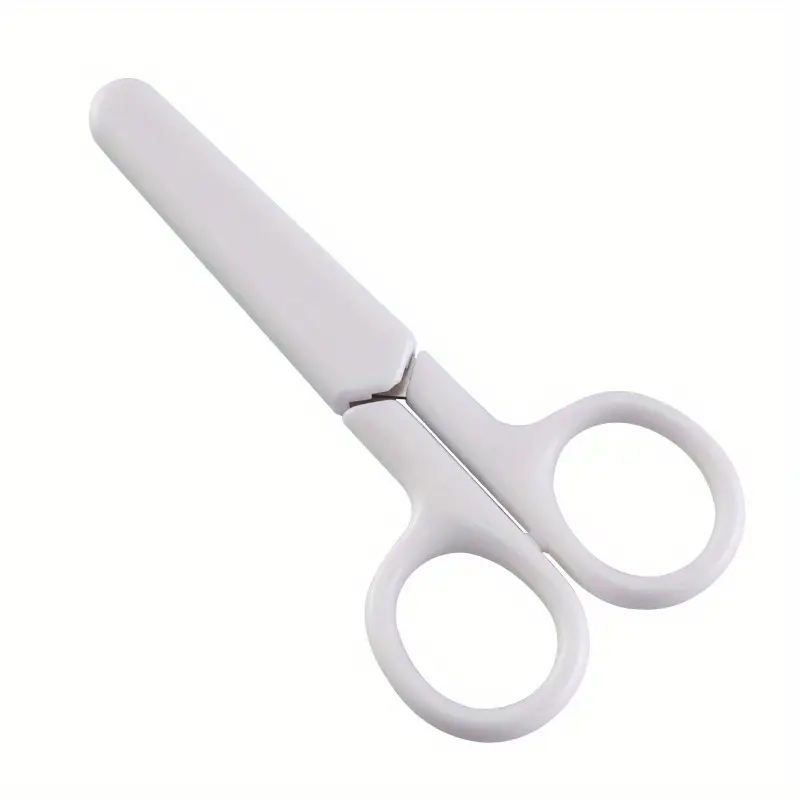 Mini White Color Scissor Portable Stainless Steel Blade - Temu