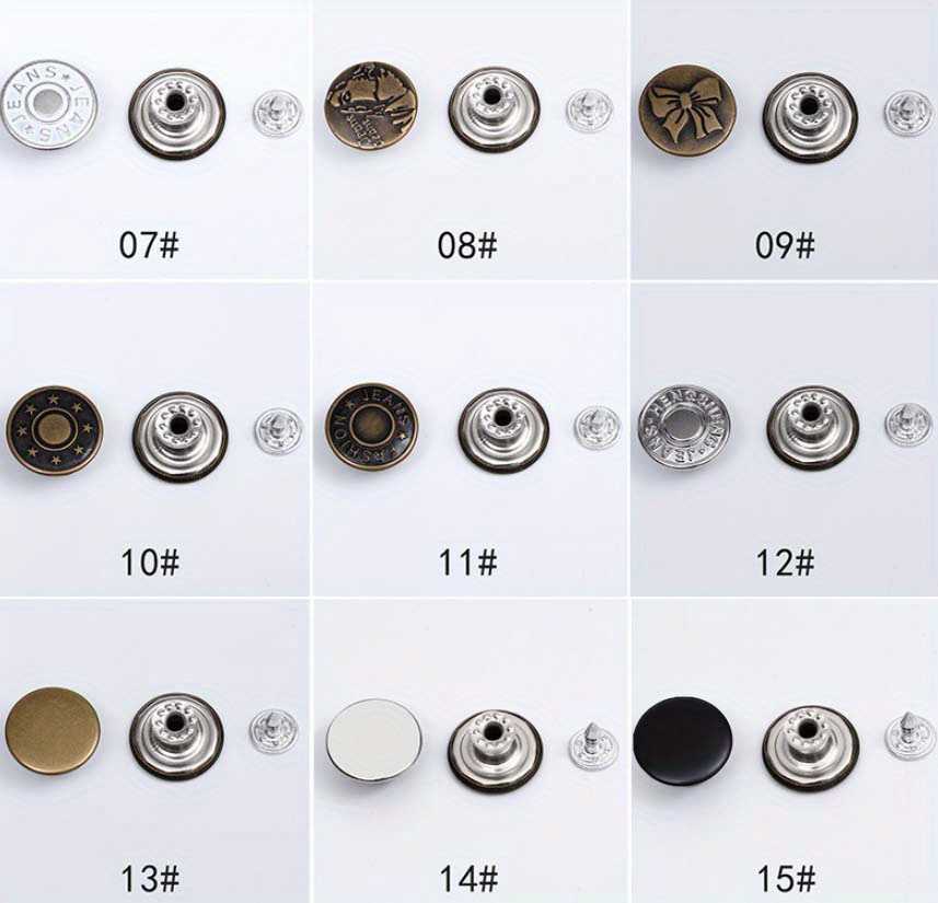 Screw Jeans Buttons and Rivet Bulkadd or Reduce Pants Waist -  UK