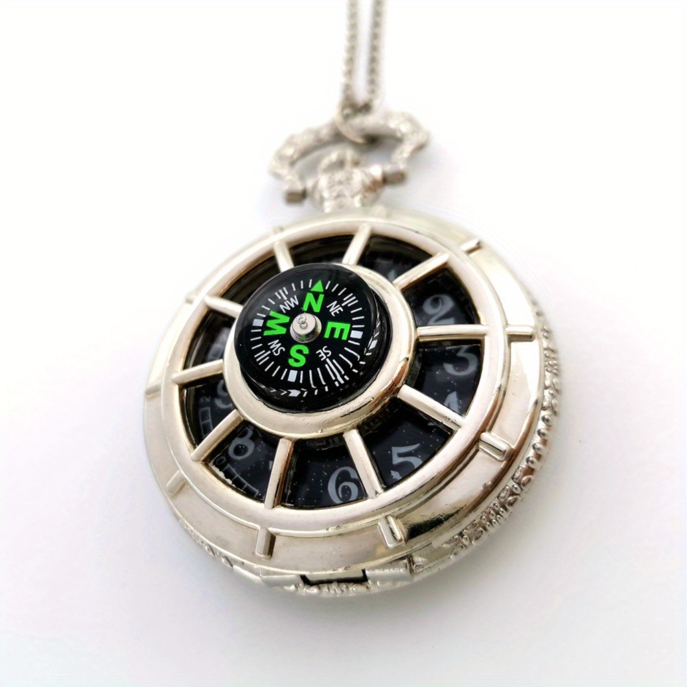 1pc Compass Compass Pocket Watch Hot Selling Pocket Watch Wholesale