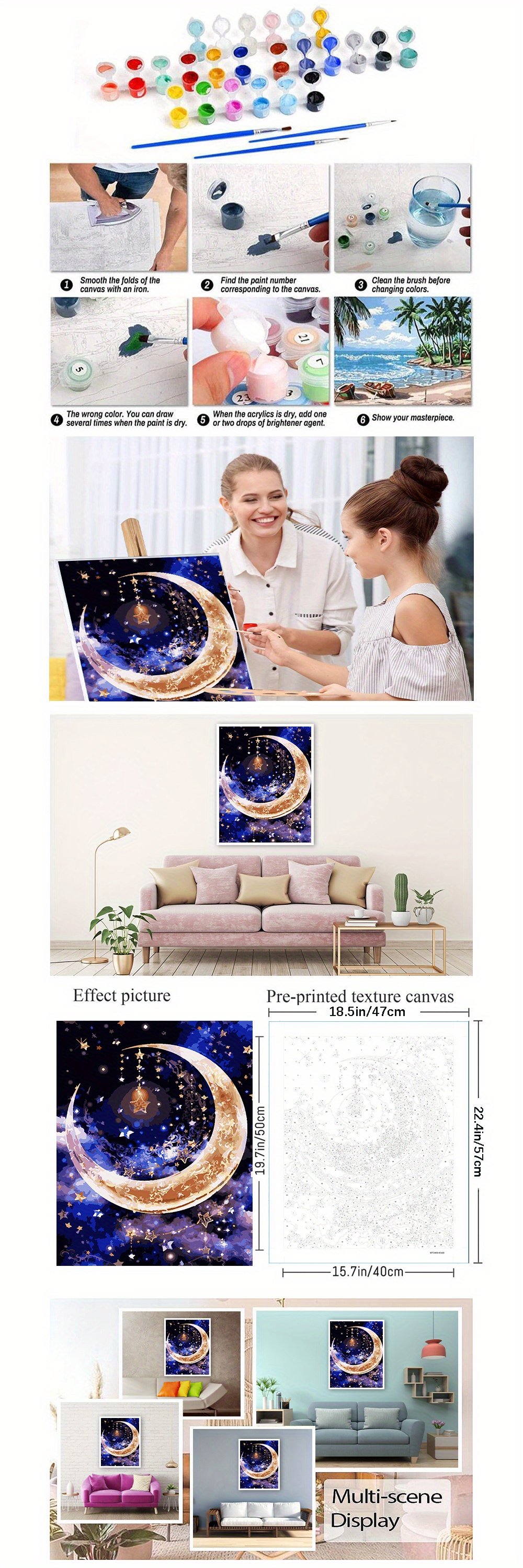 Diy Paint By Numbers For Adults Beginners, Easy Paint By Numbers For