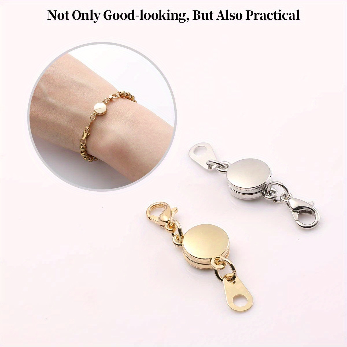 Magnetic Necklace Clasps And Closures, Locking Magnetic Jewelry Clasps,  Magnetic Necklace Extender, Necklace Clasp Helper For Necklaces, Bracelets  And Jewelry Bracelet Extender For Jewelry Making - Temu Malta