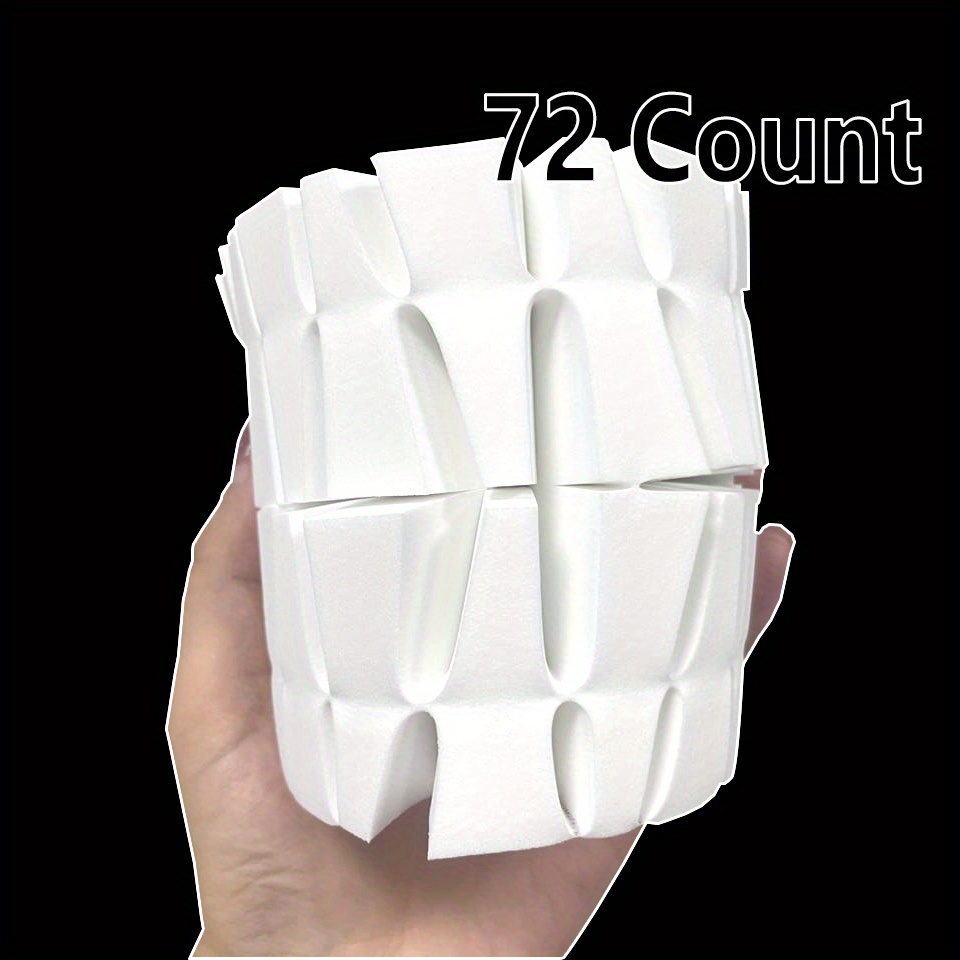 72 Count Makeup Sponge Mini Applicator Wedges For Foundation - Temu