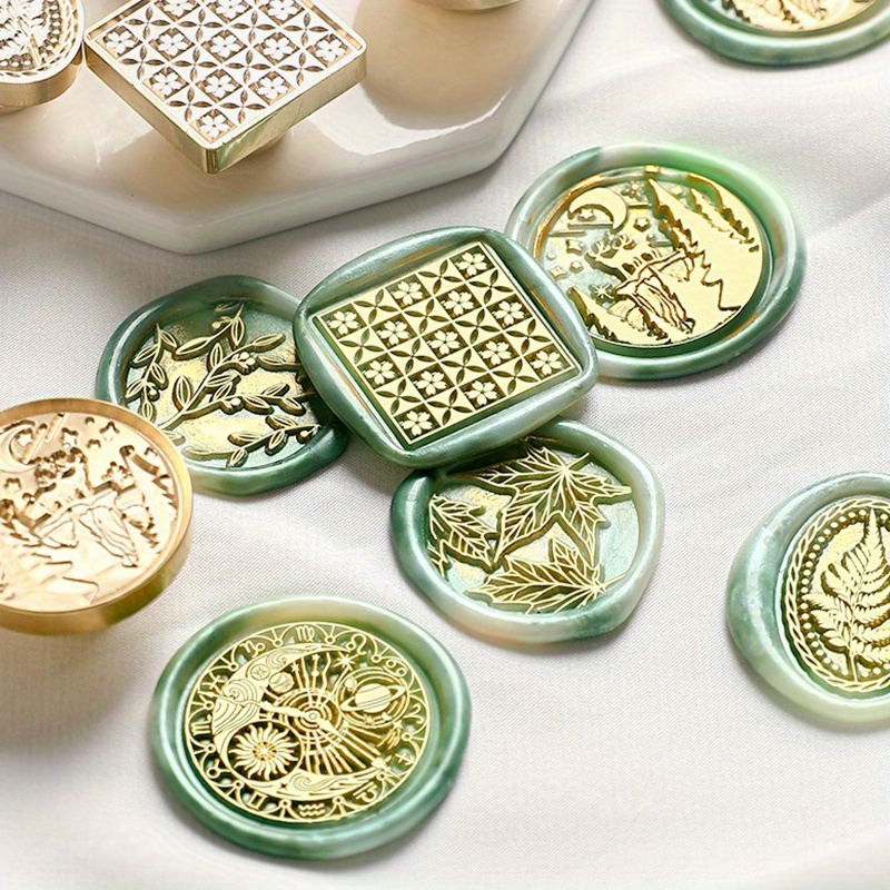  Ctpeng Wax Stamp Heads,Vintage Brass Sealing Head,Wax Stamps  Copper Seals,Christmas Wax Seal Stamp (Cat and Paw,Removable) : Arts,  Crafts & Sewing