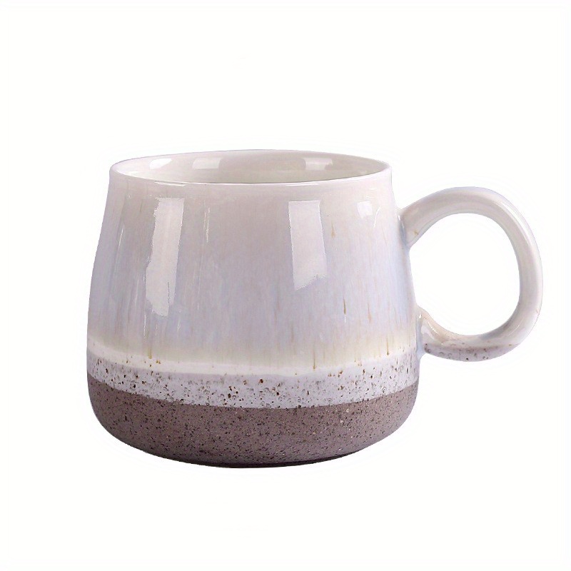 Beige Ceramic Coffee Mug, Medium Size Coffee Cup, 5oz Stoneware Cup, Black  Speckled Modern Ceramic Mug, 150 Ml Mug 