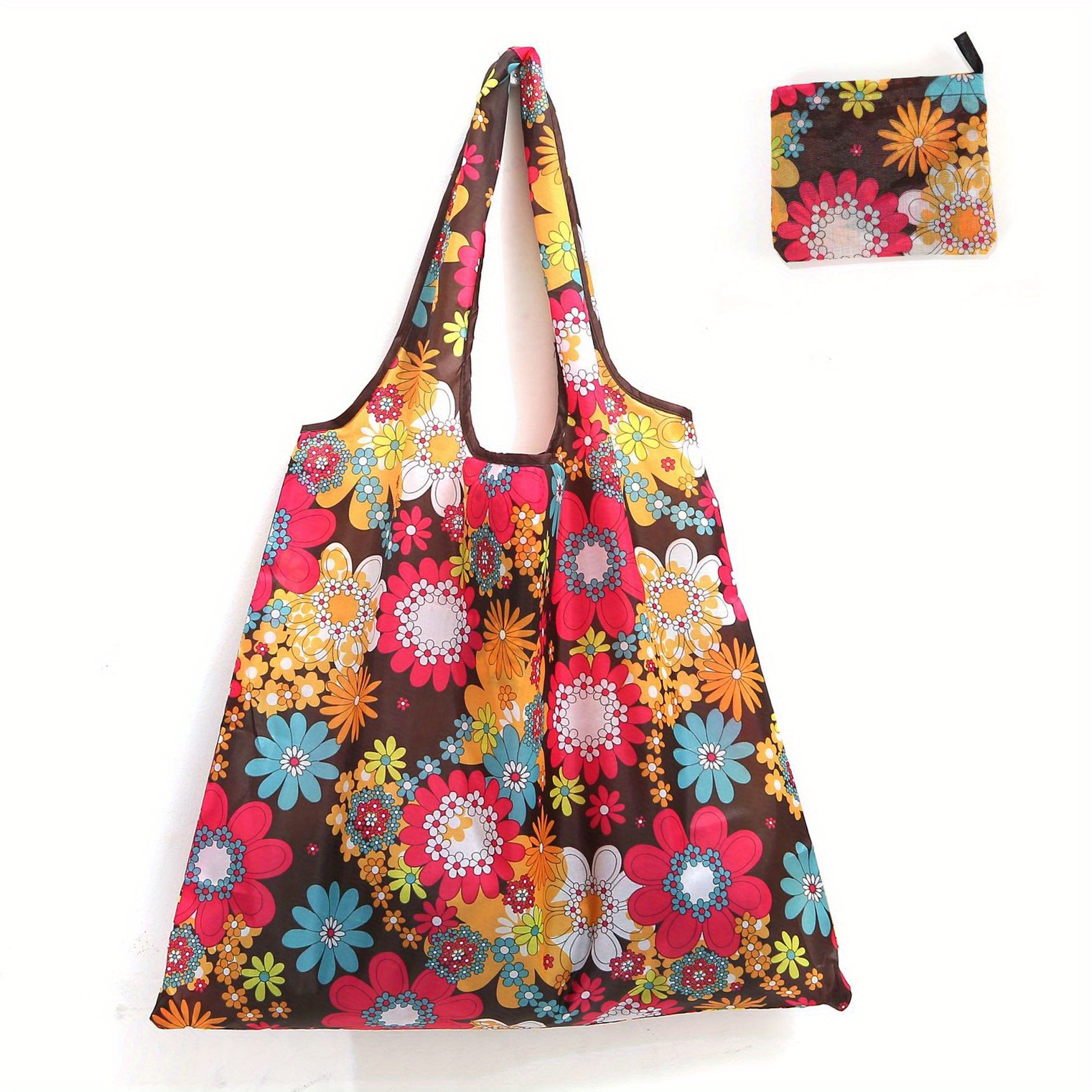 Reusable Grocery Bags Shoulder Bag Lightweight Shopper Bag - Temu ...