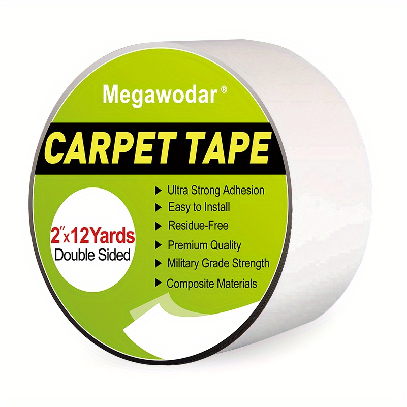 Strong Double Sided Carpet Tape 2 Inch by 10 Yard Professional