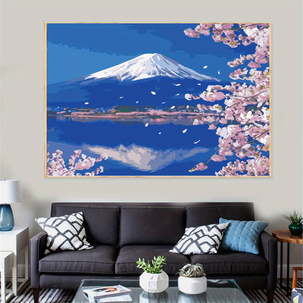 Diy Oil Painting Numbers Decor Oil Painting Numbers Living Temu