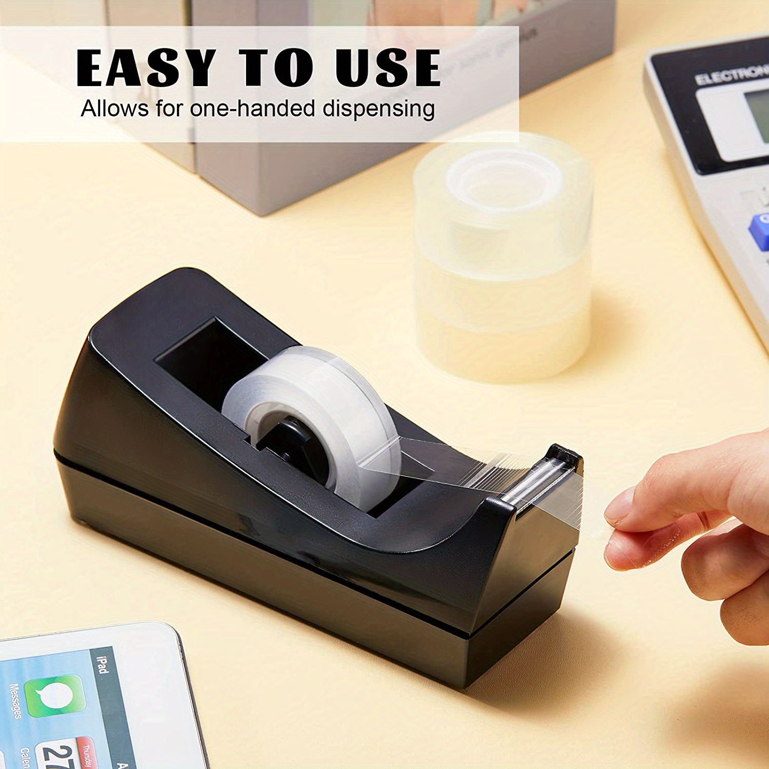Tape Dispenser Desk With Transparent Tape Cute Dispenser - Temu Malaysia