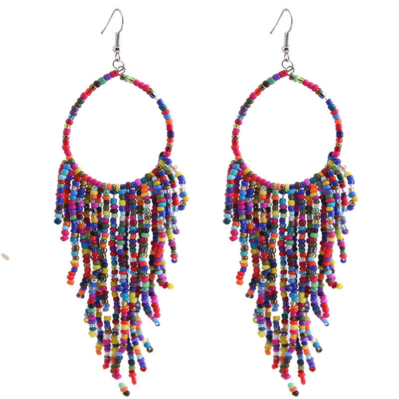 Multicolor deals statement earrings