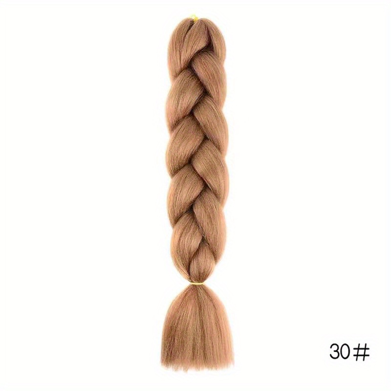 Pure Ombre Color Synthetic Heat Resistant Hair Extension Twist Jumbo  Braiding Kanekalon Hair For Women - Temu, jumbo hair 