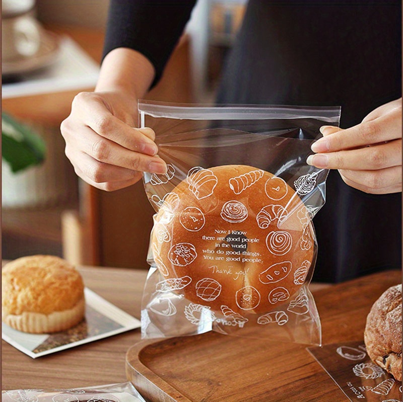 Ziplock Bags Clear Toast Sandwich Bread Ziplock Bag Oil - Temu