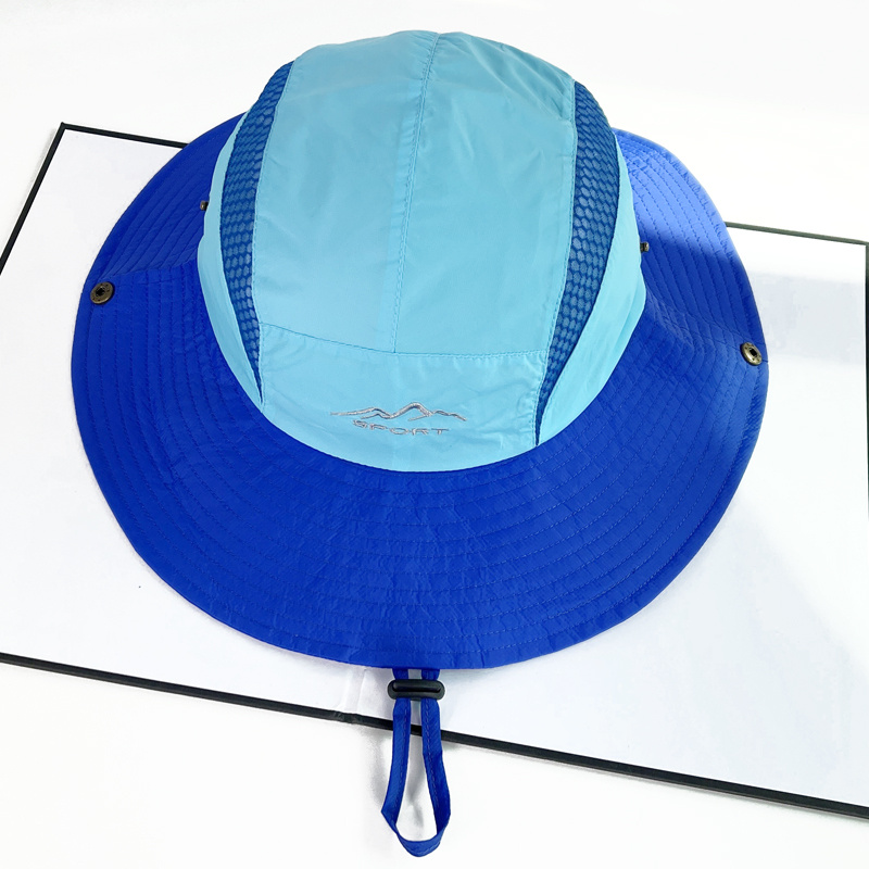 Sun Hat For Men Women Waterproof Wide Brim Bucket Hat Foldable