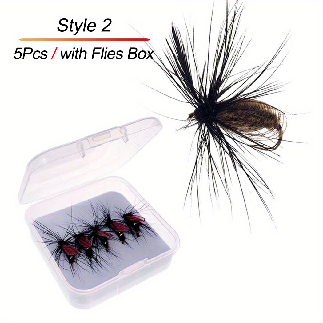 Premium Wooly Worm Fly Fishing Lures Hard Hook Bass Trout - Temu