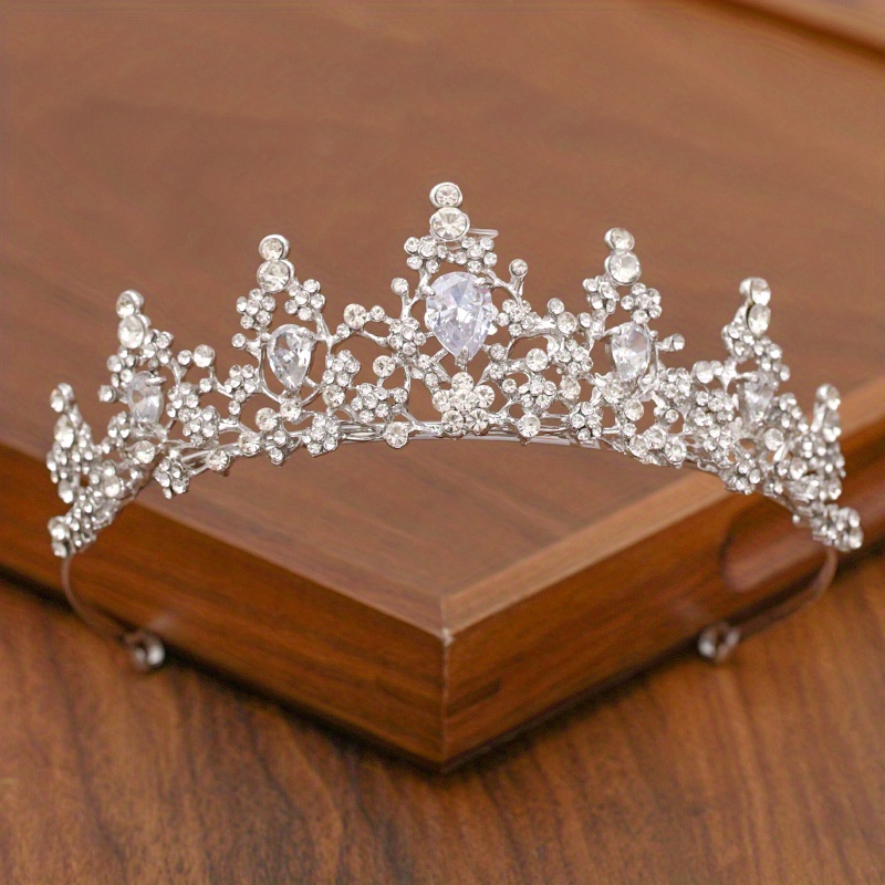 Prinzessin Diadem Stirnband Mit Strass – Für Hochzeit, Braut Oder Festliche Anlässe