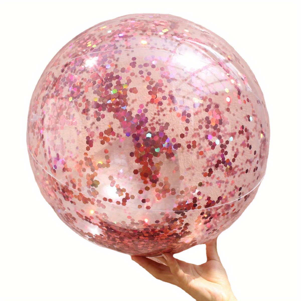 Glitter Beach Ball Perfect Pool Party Favor For Kids Summer - Temu Canada