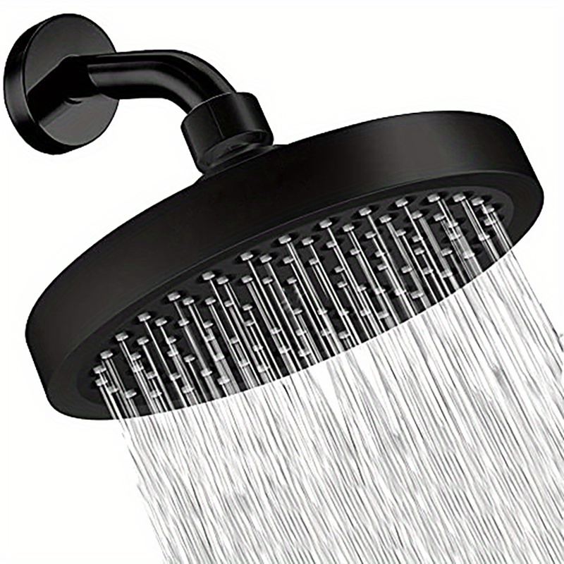 1pc 4/6/8 インチ降雨シャワーヘッド、浴室ラウンドシャワーヘッド、調節可能な、バスアクセサリー 高品質で手頃な価格 Temu Japan