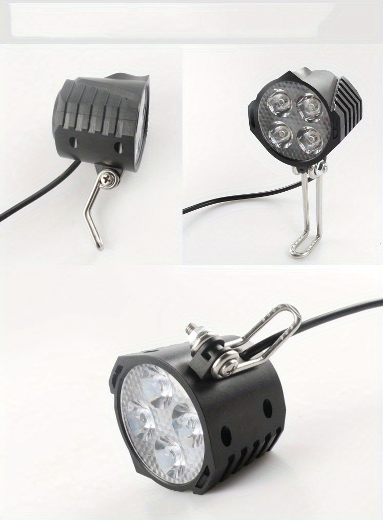 36v 48v Luce Bicicletta Elettrica Clacson Faro Impermeabile - Temu Italy