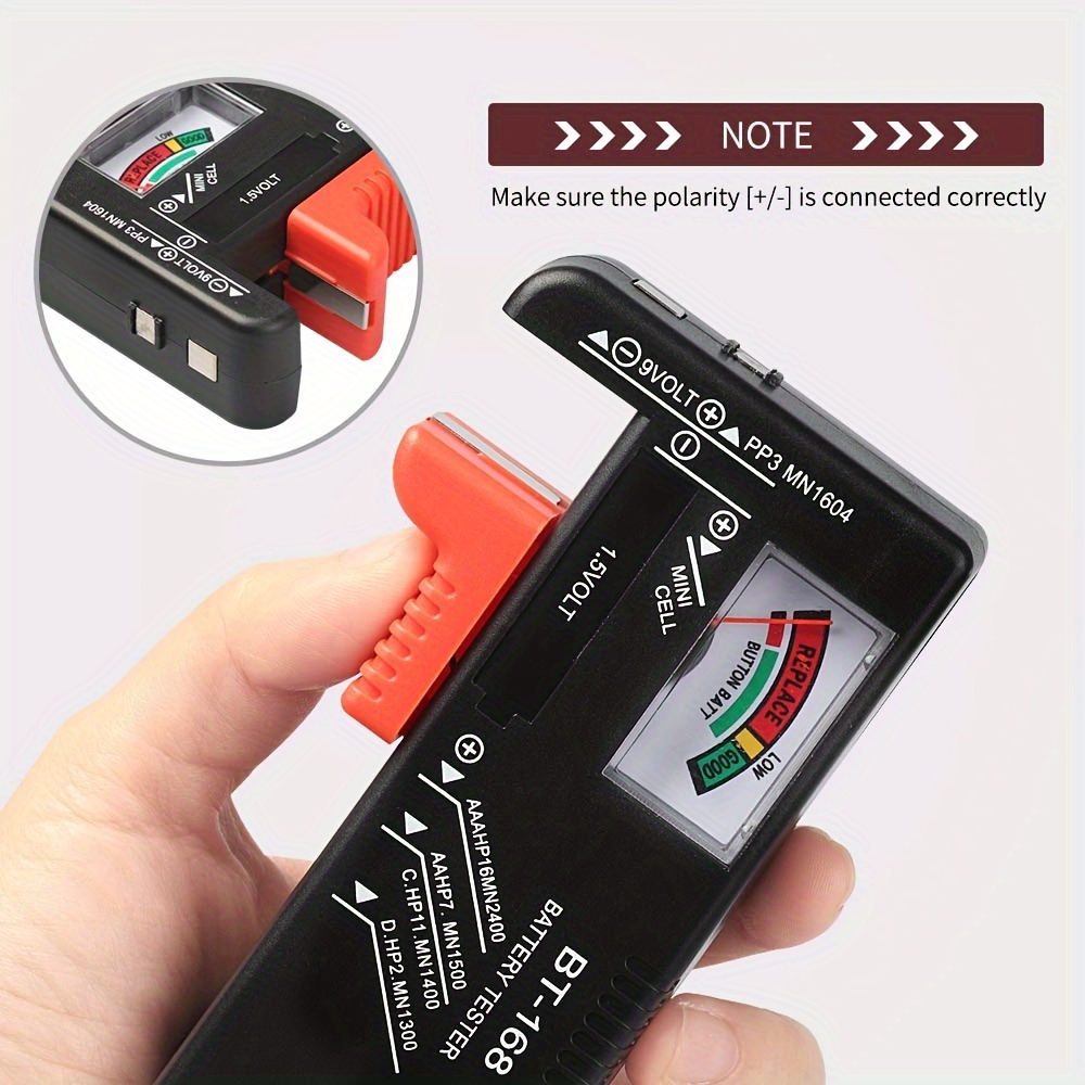 Battery Tester Checker Universal Battery Checker Model Bt Temu