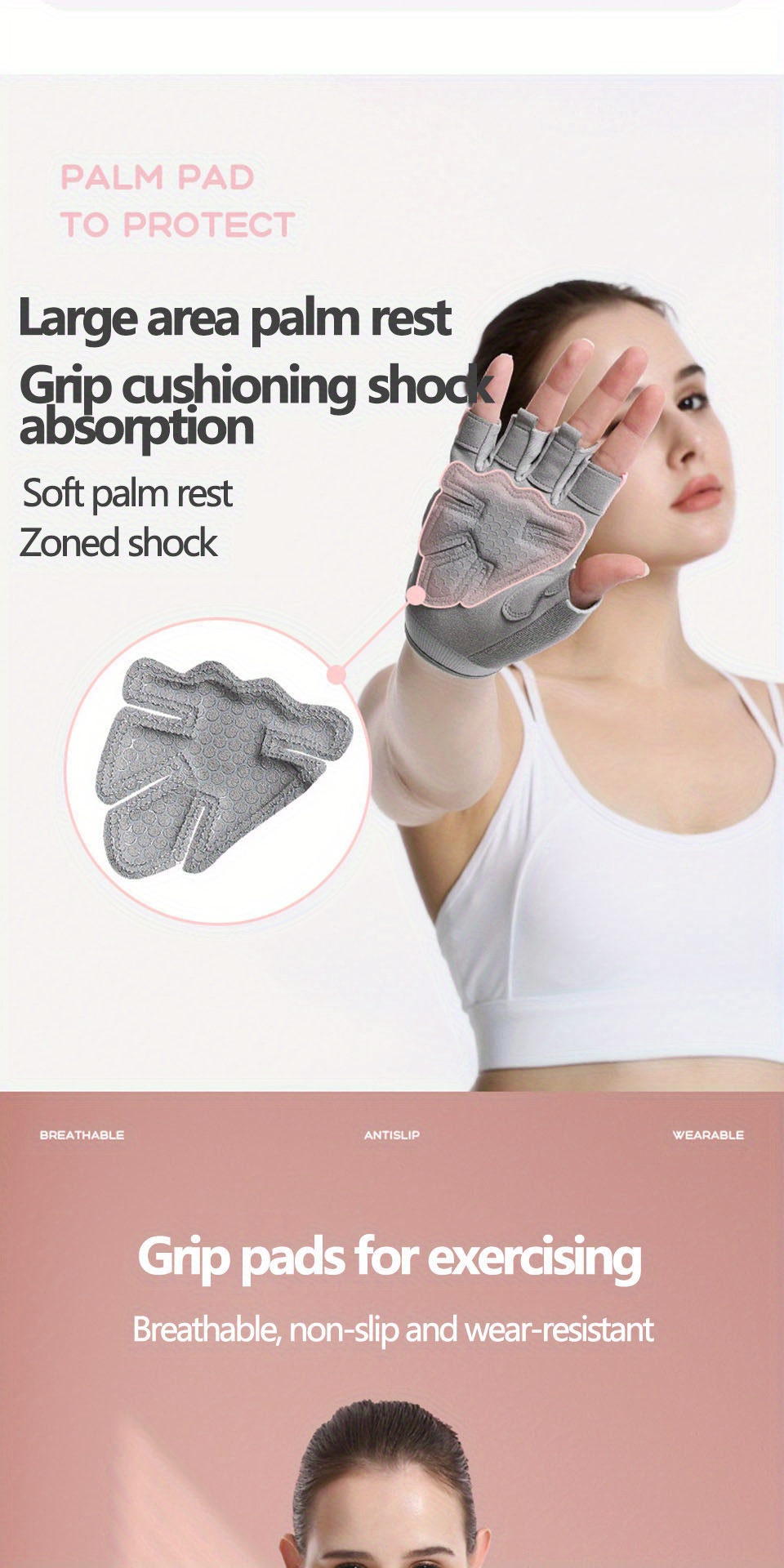  BILIKE JOMEX Guantes de entrenamiento para mujer, sin