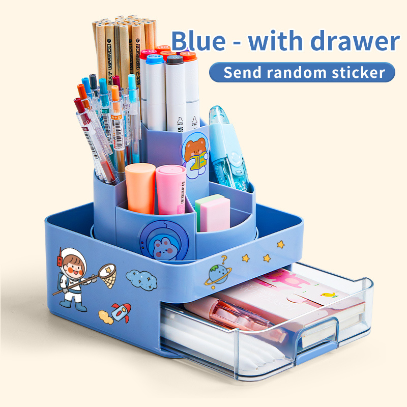 Special Combo Stationery Kit Student/Office Pencil Pens Sticker Pouch  Freemarker