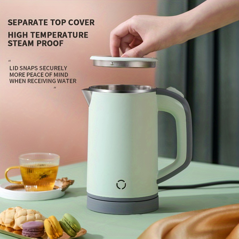 Portable Electric Kettle - Household Double-insulated Kettle With Thickened  Food-grade Stainless Steel - Temu