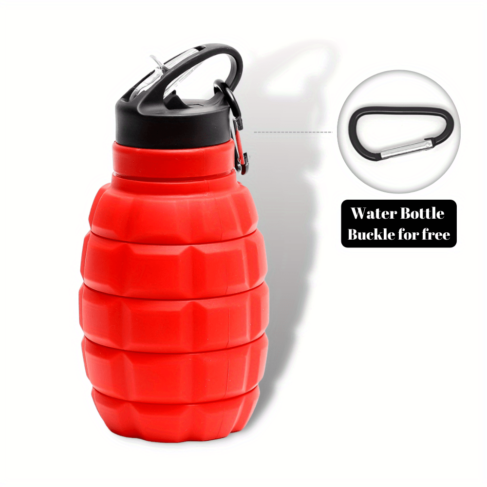 Collapsible Drinking Bottle Grenade 580ml, Bpa-free, Leak-proof Water Bottle,  Made Of Silicone, Food-safe, Sports Bottle For Bicycles, Sports, Festiva