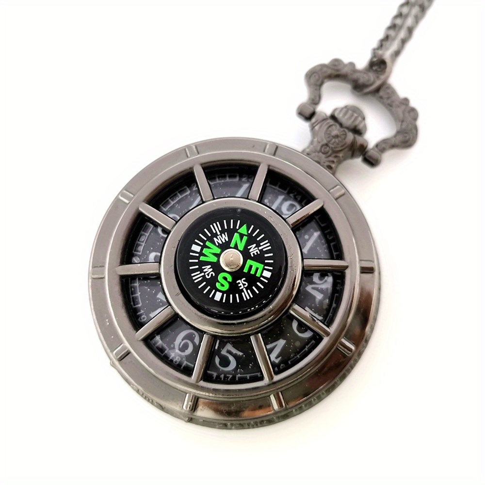 1pc Compass Compass Pocket Watch Hot Selling Pocket Watch Wholesale