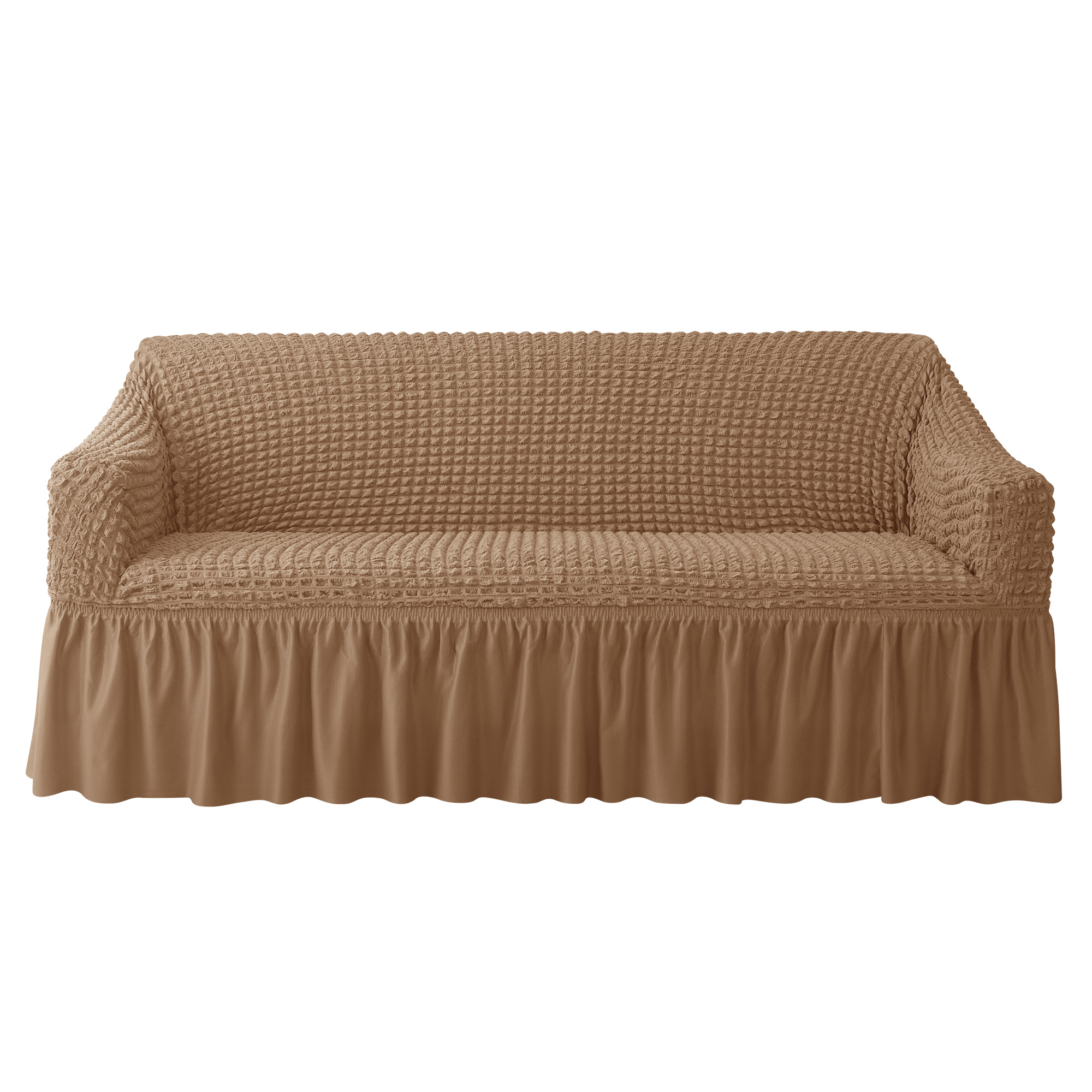 Funda de sofá ajustable de 1 pieza, muy elástica, protector de muebles  antideslizante, para sofás de jacquard, licra
