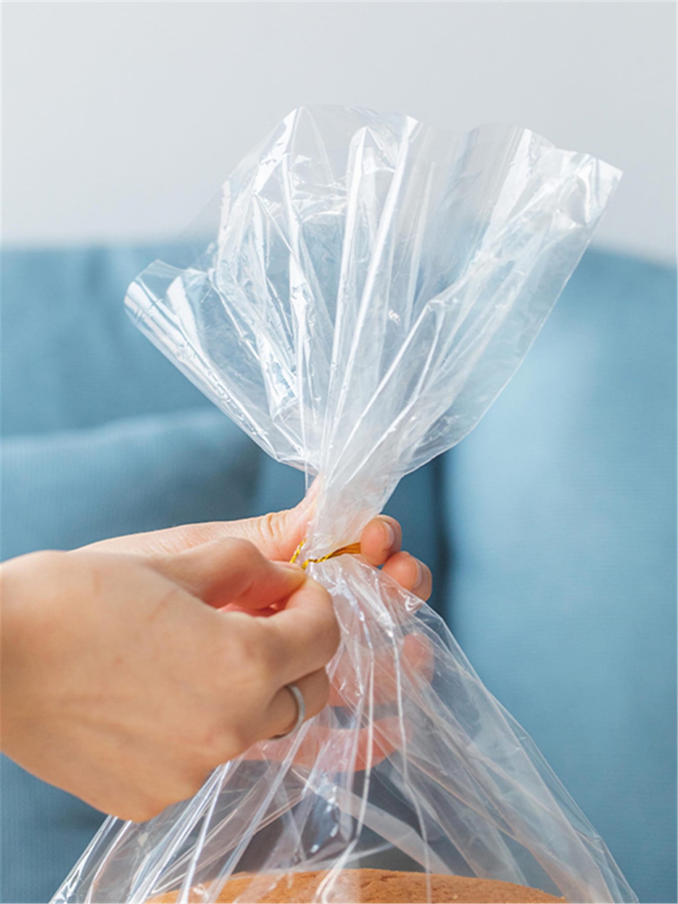 10 pièces, sac d'emballage de gâteau en mousseline de soie, sacs  d'emballage de pain de pain sacs de cuisson en plastique transparent sacs  de friandises en cellophane pour l'emballage de biscuits de