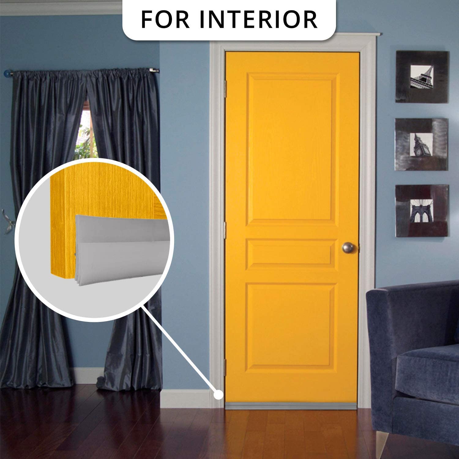 Door Draft Stopper Door Sweep Exterior/interior Doors Door Temu