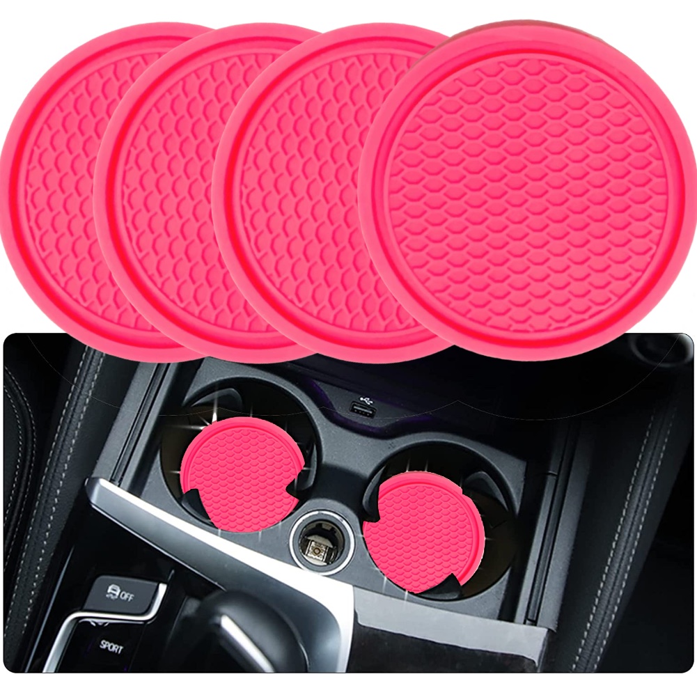 Universal Car Cup Holder Car Interior Accessories Slip Silicone Cup Mats 