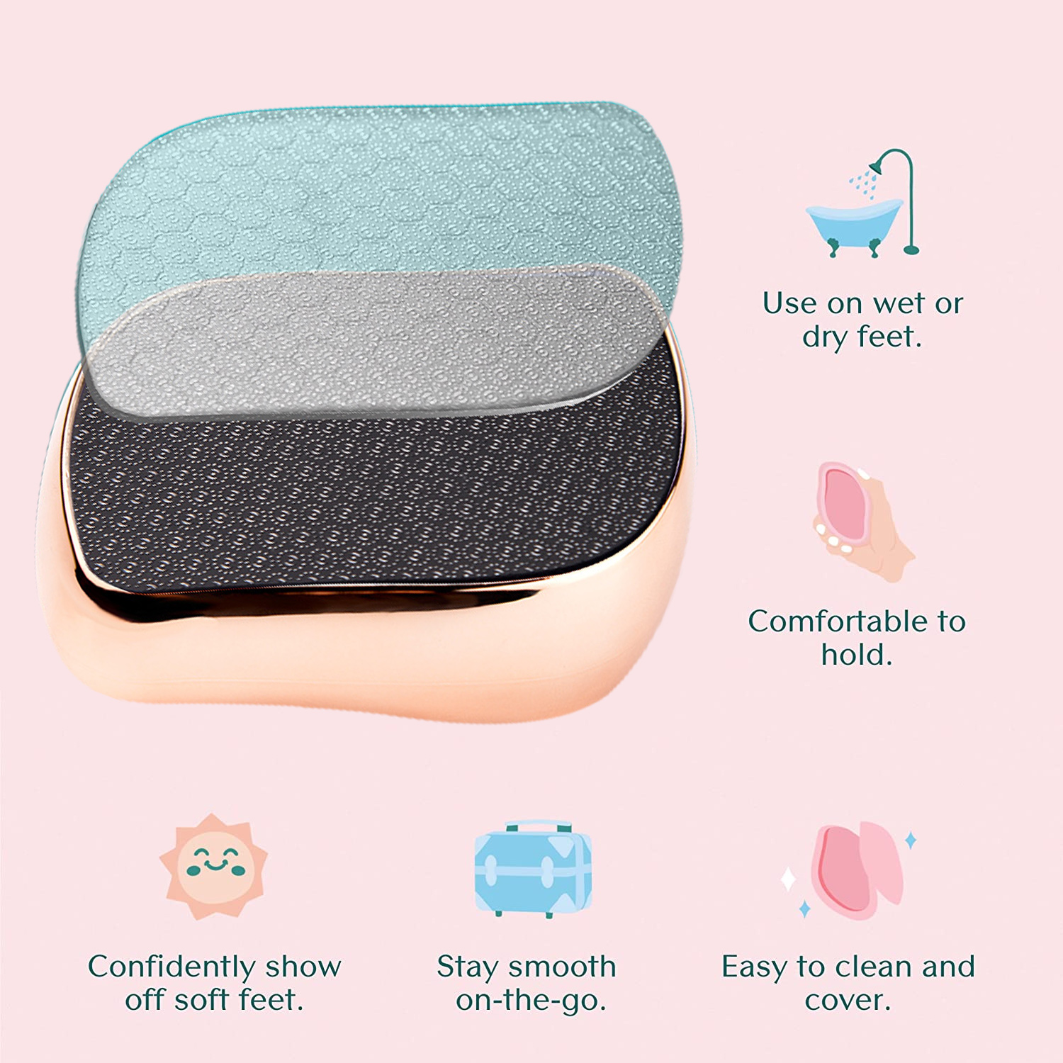 Pedicure Foot Buffer Callus Remover Men Women Dead Skin Temu Australia