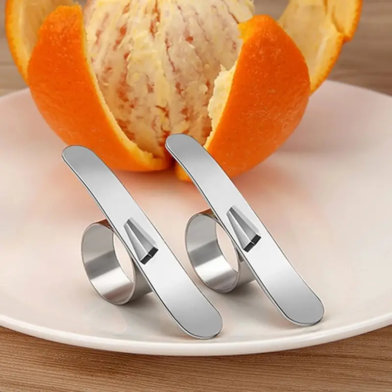 1pc stainless steel orange peeler citrus grapefruit orange peel peeler vegetable and fruit peeling knife small kitchen peeling tool details 10
