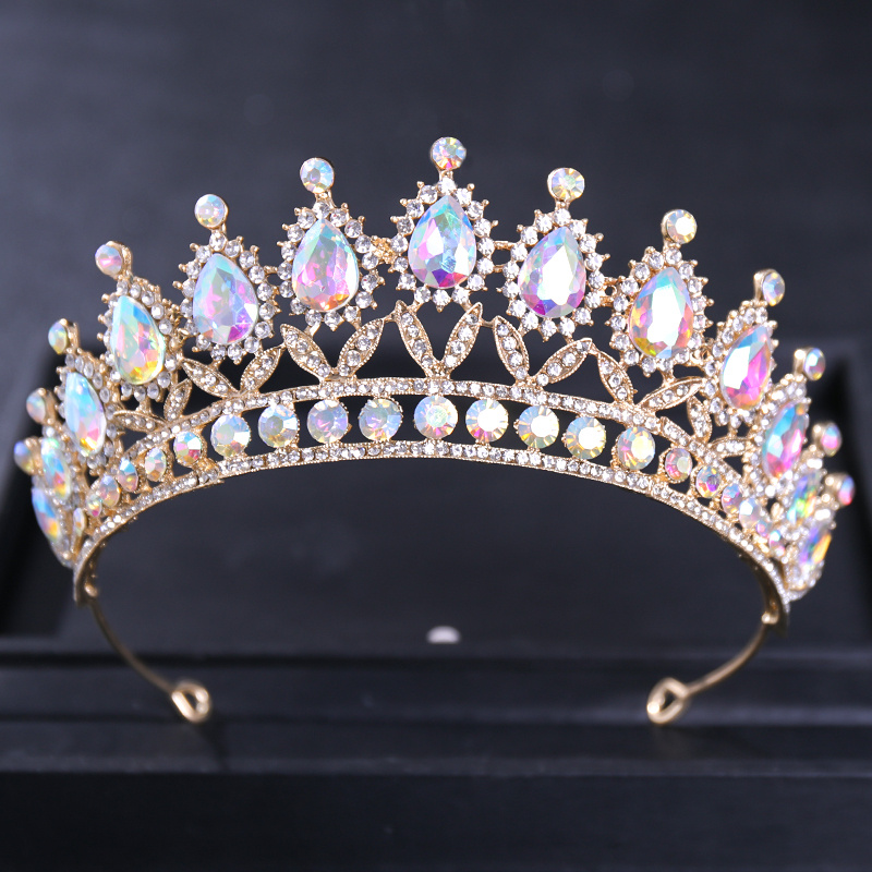 Schöne Silber Strass Hochzeit Diadem 2022 Zirkon Legierung Tiara  Haarschmuck Braut