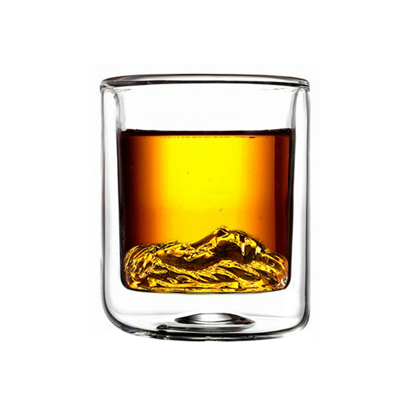 Double Old Fashioned Rocks Whiskey Scotch Glasses 12 Oz -Set of 4-heavy  Base Elegant Barware Pub 