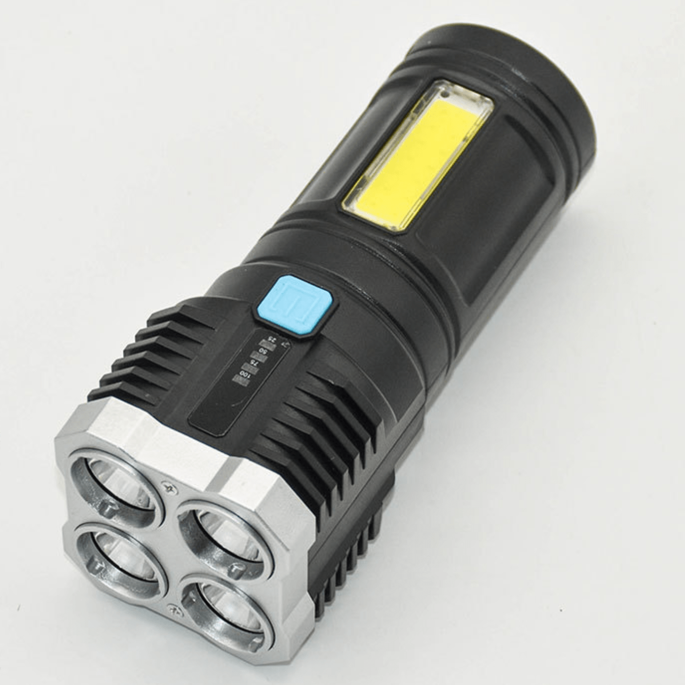 Linterna LED Linterna USB recargable Potente lámpara militar COB Linterna  portátil con zoom para taller de garaje automático Camping DIY (batería  recargable 18650 incluida y fondo magnético) Ofspeizc XZB-0381