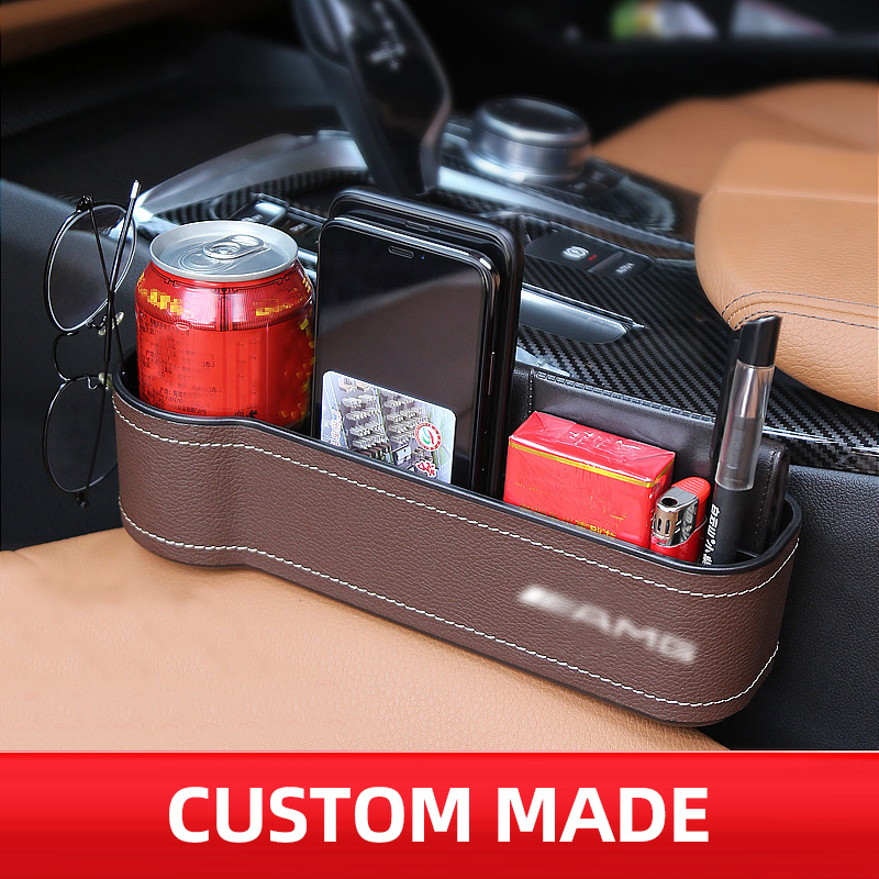 Car Accessories Right Seat Gap Filler Phone Holder Storage Box Organizer Bag