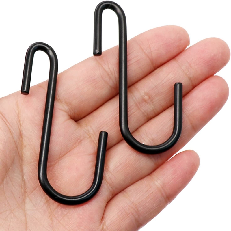 10 Pcs S Hooks for Hanging, 3.07 Inch Heavy Duty Stainless Steel S