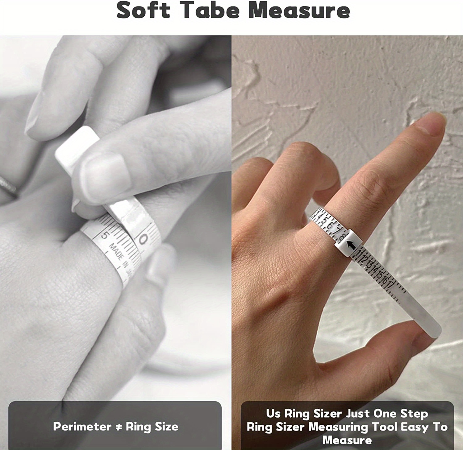 Ring Sizer Sizer Measuring Tool Reusable Finger Size - Temu