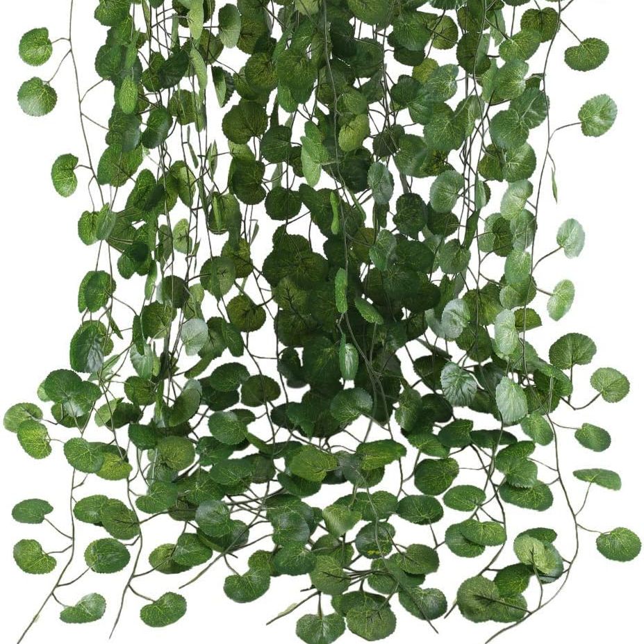 12pcs Fake Vines, Fake Ivy Leaves, Artificial Ivy, Ivy Garland Greenery  Vines For Bedroom Decor, Aesthetic Silk Ivy Vines For Room Wall Decor,  Spring