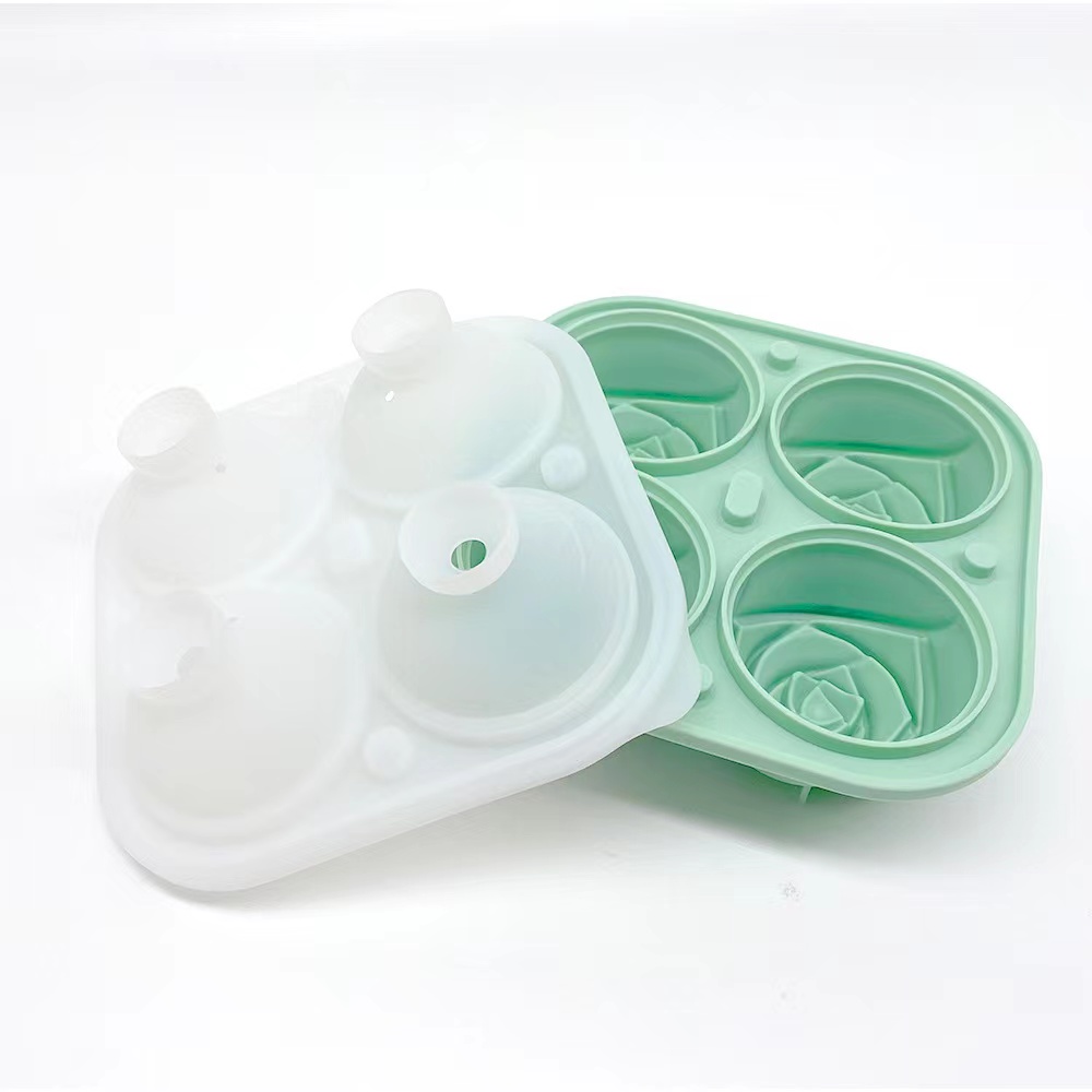 9grids Ice Cube Mold Food Grade Silicone Cork Block Ice Box Ice Cream Maker  Household Grinder
