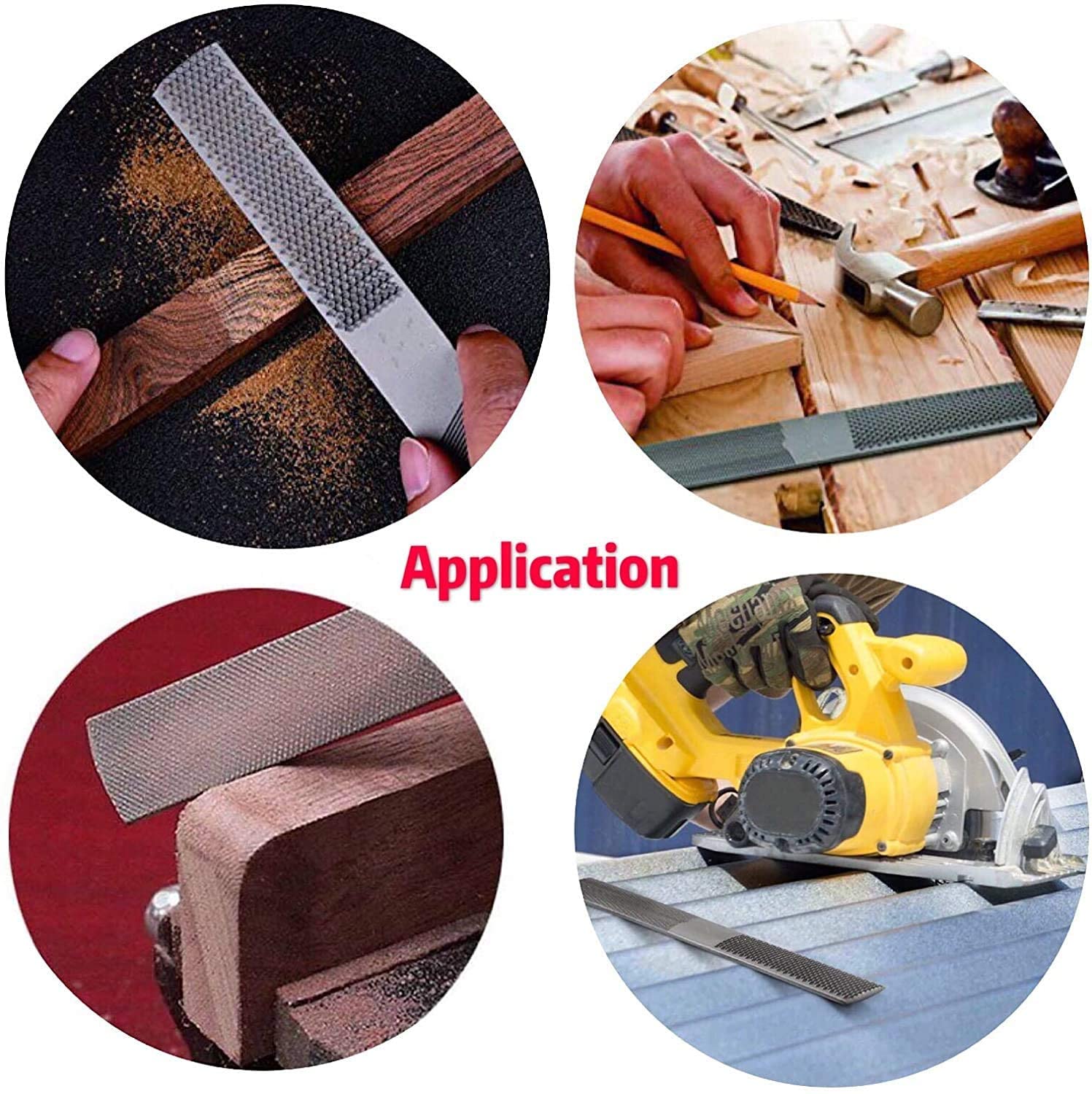 Sharpening Made Easy Wood Rasp File 4 way Hand File Set Temu