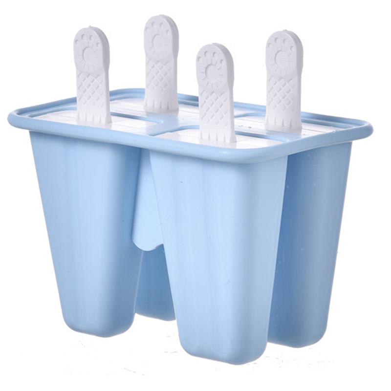 Moldes para paletas (6 piezas, silicona, sin BPA, reutilizables, fáciles de  liberar, 12 cavidades), color azul